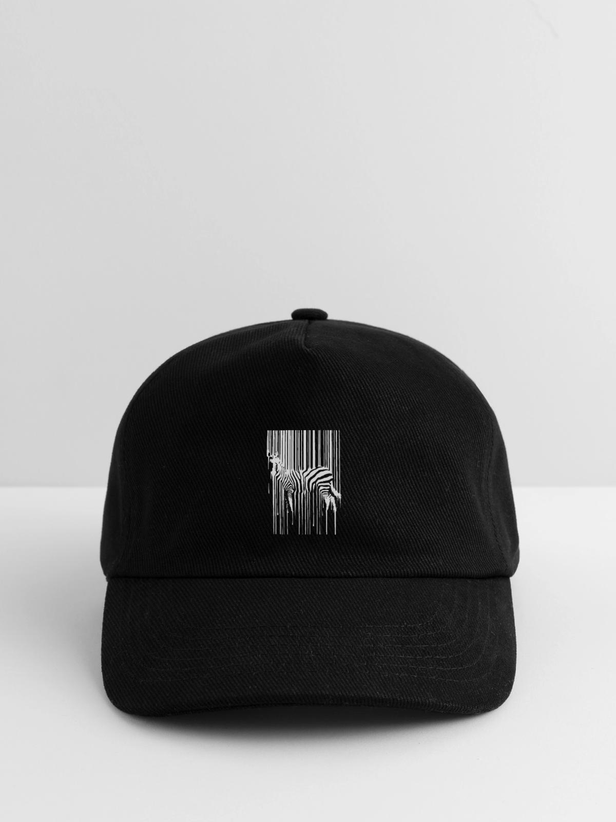 Flinkes Zebra Savannenbewohner - Kinder Basecap - Schwarz - Vorne