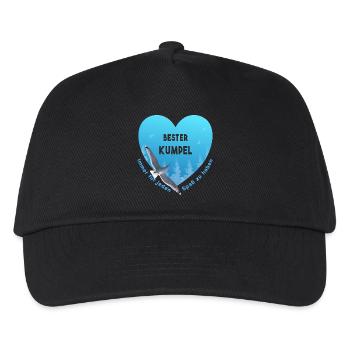 bester Kumpel - Kinder Basecap - Schwarz - Vorne