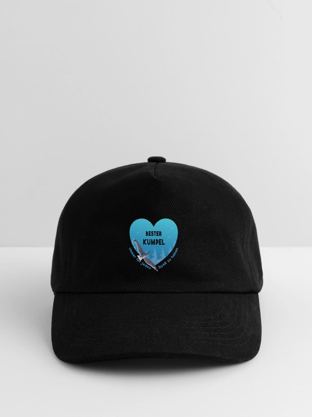 bester Kumpel - Kinder Basecap - Schwarz - Vorne