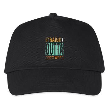 Christ Geschenk - Kinder Basecap - Schwarz - Vorne