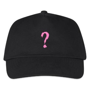Fragezeichen - Kinder Basecap - Schwarz - Vorne