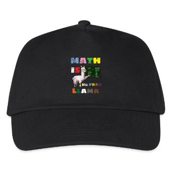 Math Joke - Kinder Basecap - Schwarz - Vorne