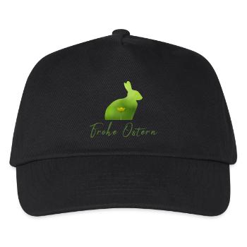 Frohe Ostern Ostern - Kinder Basecap - Schwarz - Vorne