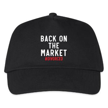 Zurück auf dem Markt #Geschieden Annulment Scheidu - Kinder Basecap - Schwarz - Vorne