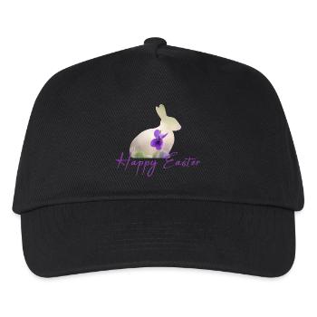 Happy Easter - Kinder Basecap - Schwarz - Vorne