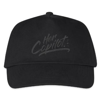 Her Copilot - Kids’ Baseball Cap - black - Front