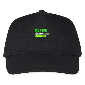 Master Loading Masterabschluss - Kinder Basecap - Schwarz - Vorne