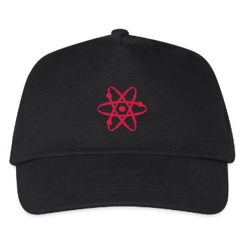 Wissenschaftliches Symbol - Kinder Basecap - Schwarz - Vorne