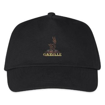 Flinke Gazelle Steppenbewohner - Kinder Basecap - Schwarz - Vorne
