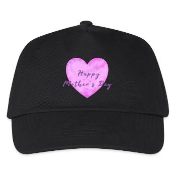 Muttertag mothersday happy mothers day - Kinder Basecap - Schwarz - Vorne