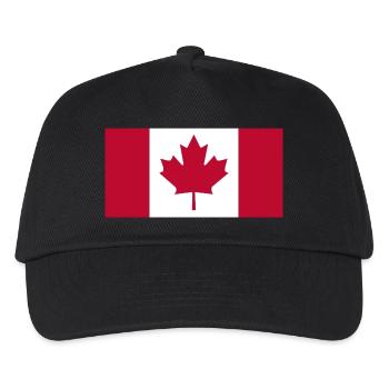 Canada Flag Flag Maple Canada Day 1867 Toronto - Kids’ Baseball Cap - black - Front