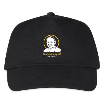 Fürchtet euch nicht - Papst Johannes Paul II JP2 - Kinder Basecap - Schwarz - Vorne