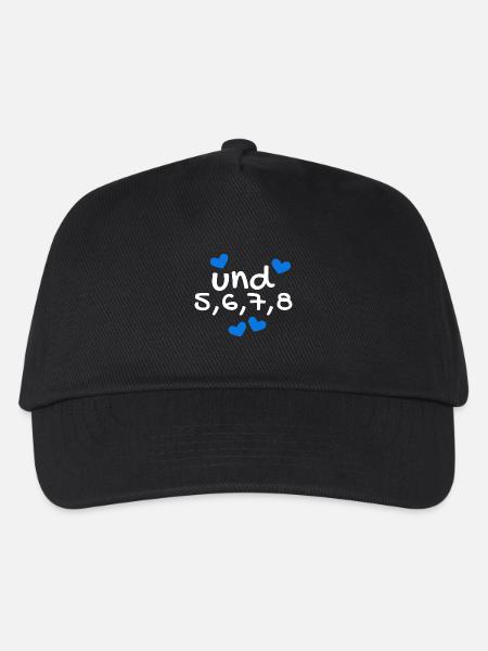 Tanzen Tanz Tanzkurs Rhythmus - Kinder Basecap - Schwarz
