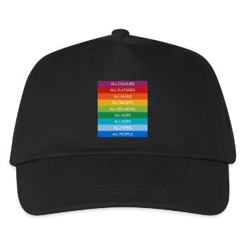 Tolerance Equality Inclusion Tolerance Pride Queer - Kids’ Baseball Cap - black - Front