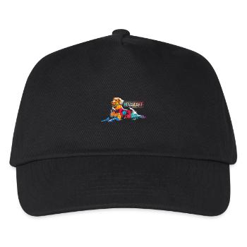 Furchtloser Hovawart Schutzhund - Kinder Basecap - Schwarz - Vorne