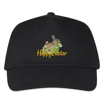 Happy Easter rabbit - Kinder Basecap - Schwarz - Vorne