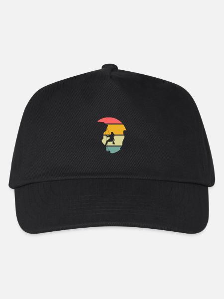 Felskletterer Geschenk - Kinder Basecap - Schwarz