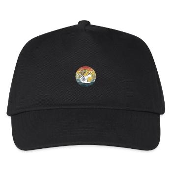 Badeente Wissenschaftler - Kinder Basecap - Schwarz - Vorne