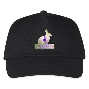 Happy Easter - Kinder Basecap - Schwarz - Vorne