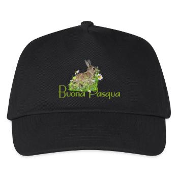 Frohe Ostern - Kinder Basecap - Schwarz - Vorne