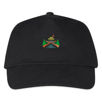 Jägersymbol Jäger - Kinder Basecap - Schwarz - Vorne