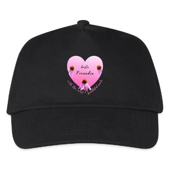 beste Freundin - Kinder Basecap - Schwarz - Vorne