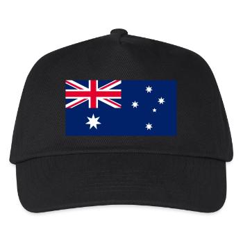Australien - Kinder Basecap - Schwarz - Vorne