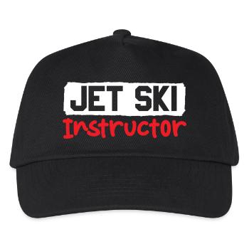 Jet Ski Instructor - Kinder Basecap - Schwarz - Vorne
