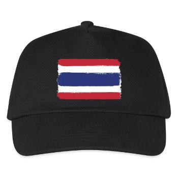 Thailand flag used look - Kids’ Baseball Cap - black - Front