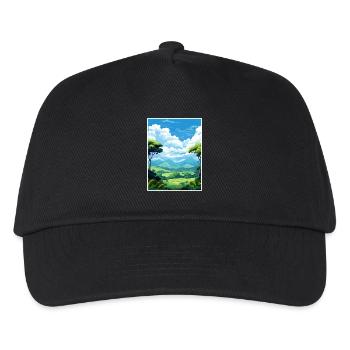 Daintree Regenwald Australien Deko Reiseposter - Kinder Basecap - Schwarz - Vorne