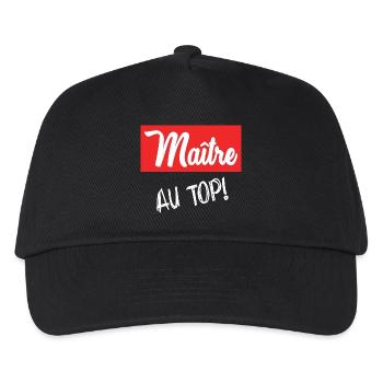 MASTER - Kids’ Baseball Cap - black - Front