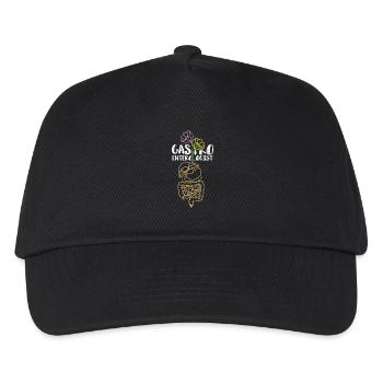 Cleverer Gastroenterologe Praxisalltag - Kinder Basecap - Schwarz - Vorne