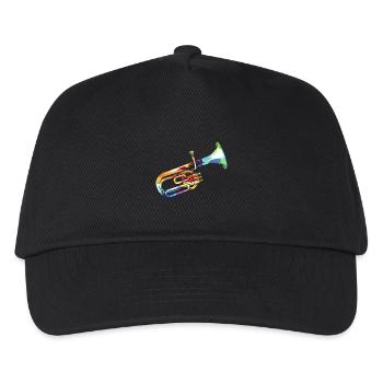 Strahlendes Althorn Blaskapelle - Kinder Basecap - Schwarz - Vorne