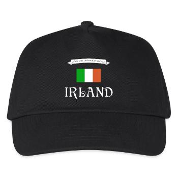 Irland - Kinder Basecap - Schwarz - Vorne