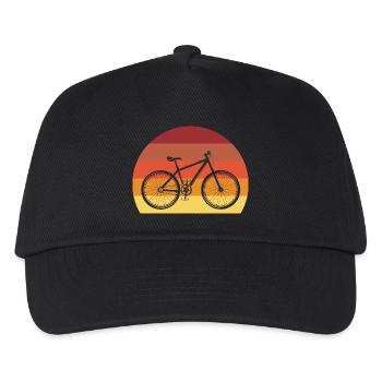 Fahrrad - Kinder Basecap - Schwarz - Vorne