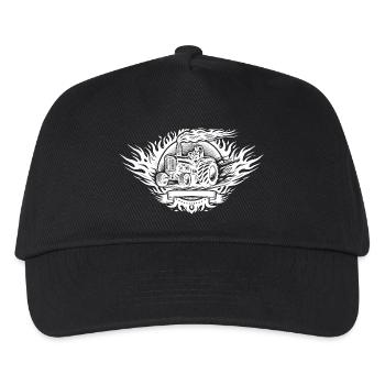 Tractor Pulling Logo - Kids’ Baseball Cap - black - Front