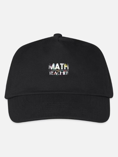Math Teacher - Kinder Basecap - Schwarz