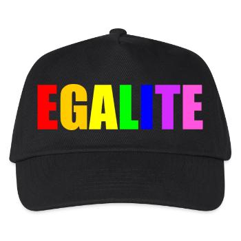 Equality - Kids’ Baseball Cap - black - Front