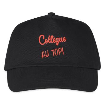 COLLEAGUE. START. EMPLOYMENT. HUMOR. MANAGER. CHIEF - Kids’ Baseball Cap - black - Front