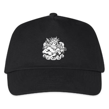 Neptune with guitar - Kids’ Baseball Cap - black - Front