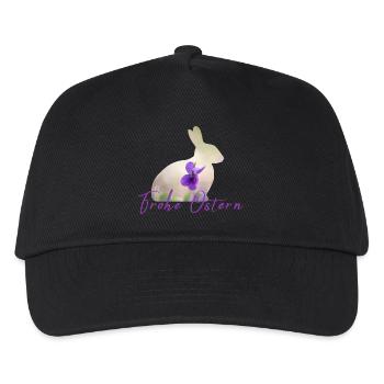 Ostern Frohe Ostern - Kinder Basecap - Schwarz - Vorne