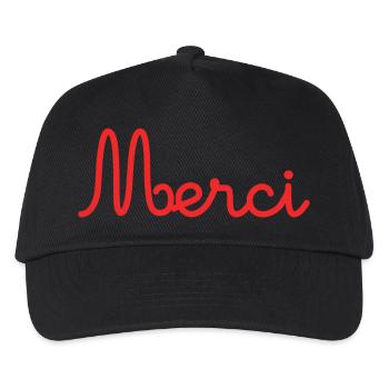 VIELEN DANK. DANKE. VIELEN DANK. JAHRESTAG. GEBURT. - Kinder Basecap - Schwarz - Vorne