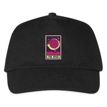 Der Stern Tarotkarte Schamane Wahrsagerei - Kinder Basecap - Schwarz - Vorne