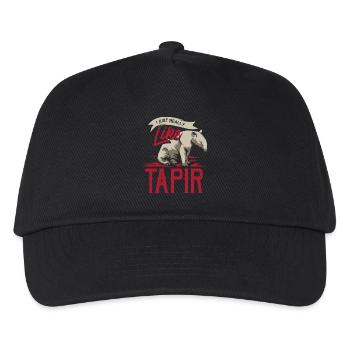 Geheimnisvoller Tapir Regenwald - Kinder Basecap - Schwarz - Vorne