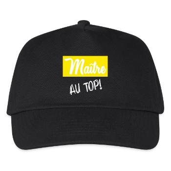 MASTER. MASTER. HUMOR - Kids’ Baseball Cap - black - Front