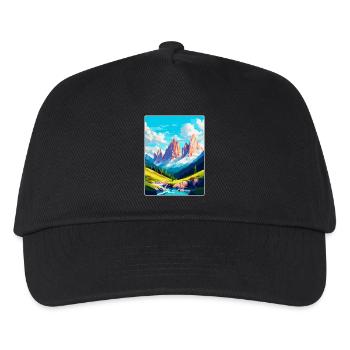 Dolomites Italy Vintage Travel Poster Souvenir WPA - Kids’ Baseball Cap - black - Front