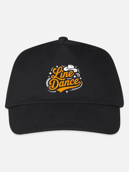 Line Dance mein Hobby - meine Passion - mein Ding - Kinder Basecap - Schwarz