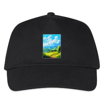 Upper Palatinate Germany Vintage Travel Poster WPA - Kids’ Baseball Cap - black - Front