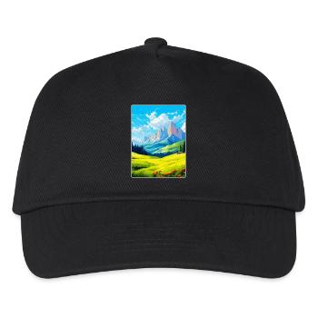 Dolomites Italy Vintage Travel Poster Souvenir WPA - Kids’ Baseball Cap - black - Front