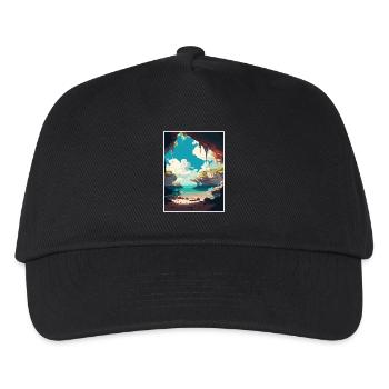 Yucantan Halbinsel Dekoration Reiseposter - Kinder Basecap - Schwarz - Vorne